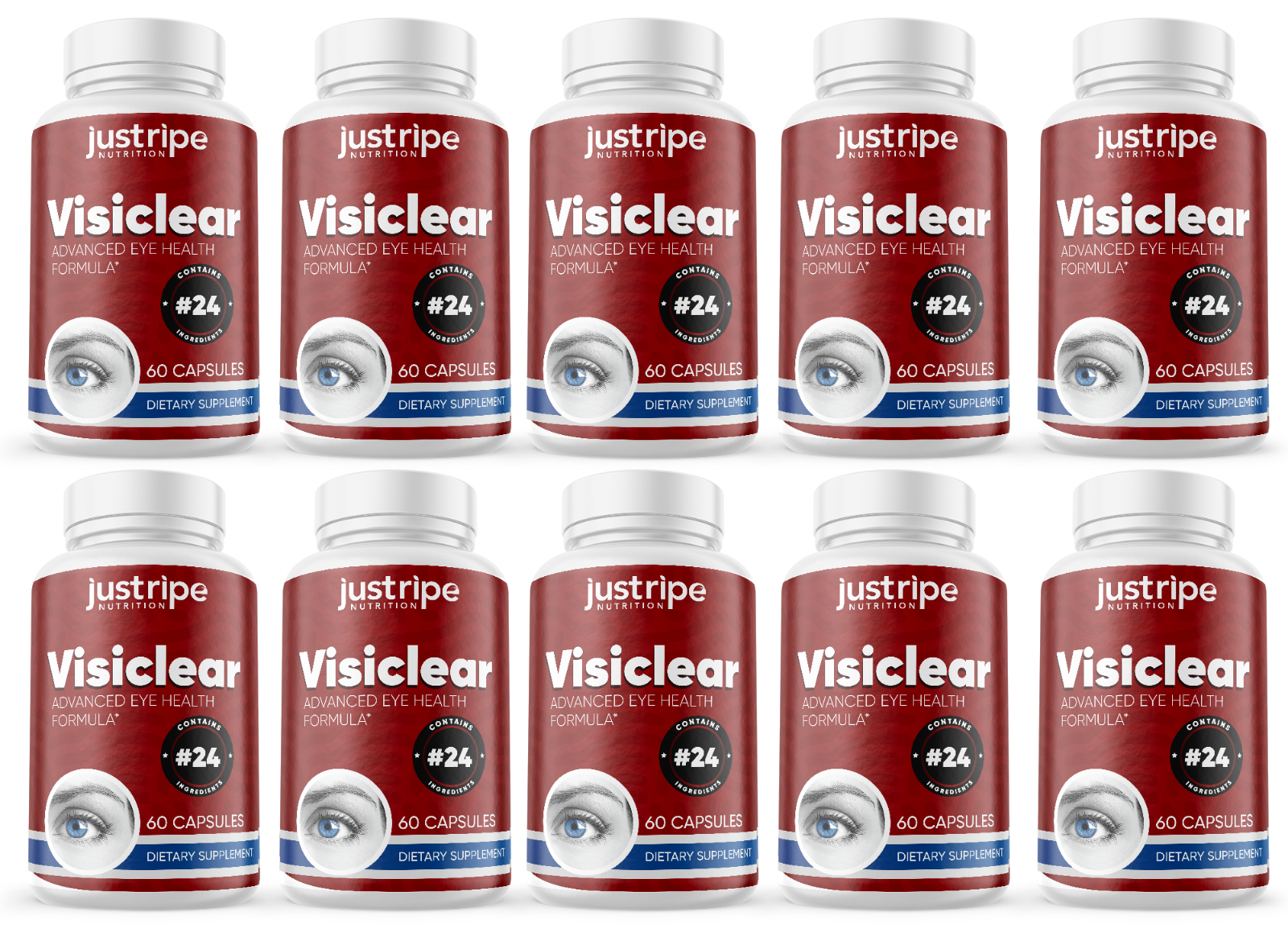 VisiClear Advanced Eye Formula for Eyes Supplement Formula, 10 Pack